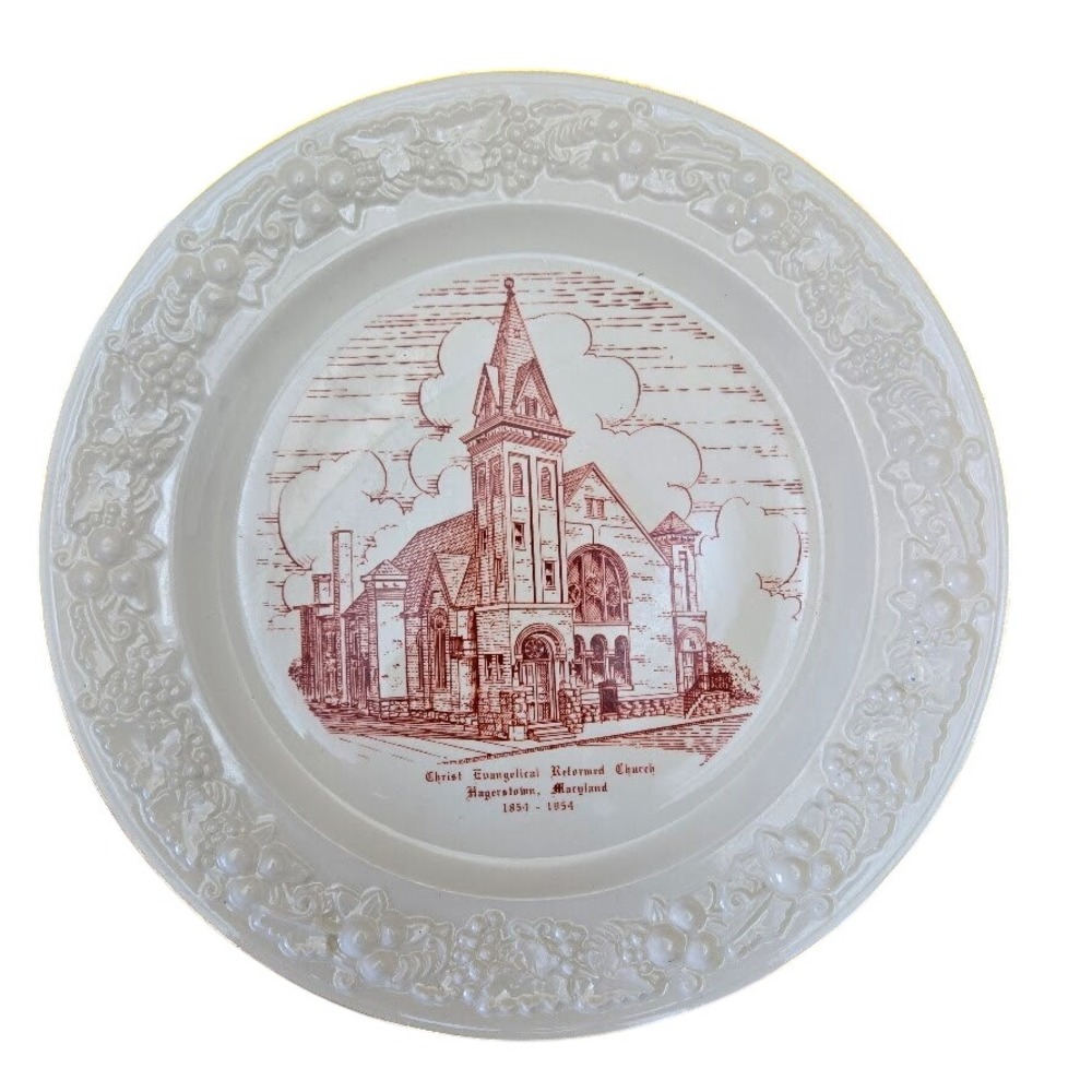 Christ Evangelical Reformed Church Plate Hagerstown MD‎ 1854-1954